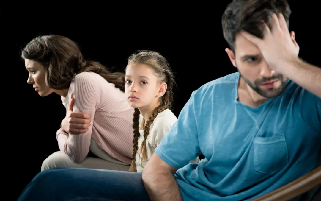 divorcing parent with children